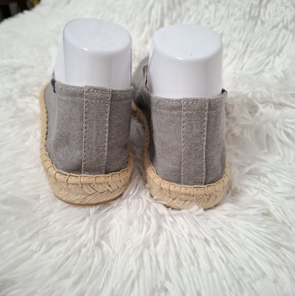 Soludos Men’s Espadrilles Sandal Gray Summer Platform Slip On Size 8 - Picture 8 of 12